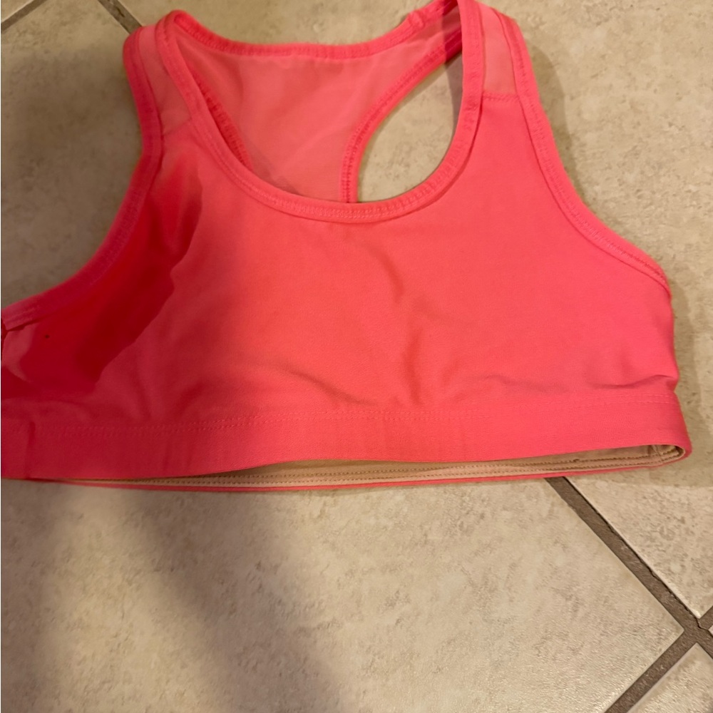 Pink Sports Bra